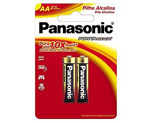 Pilha Alcalina Panasonic AA