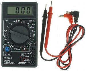 Multímetro Display Lcd Digital Multi Teste Portátil Dt-830B