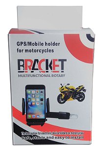 Suporte De Gps Pra Moto Bicicleta Celular Iphone Bracket