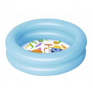 Piscina Inflável Kiddie 2 Anéis 21L 61cm X 15cm Azul