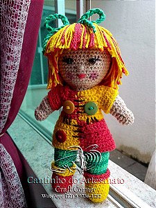 ♥ BONECA EMÍLIA EM AMIGURUMI ♥