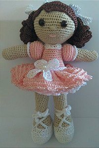 ♥ BONECA BAILARINA EM AMIGURUMI ♥