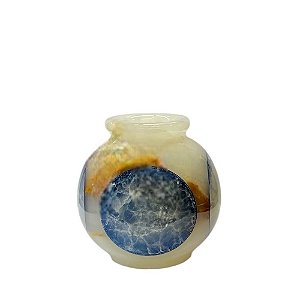Vaso Ônix Bola Azul