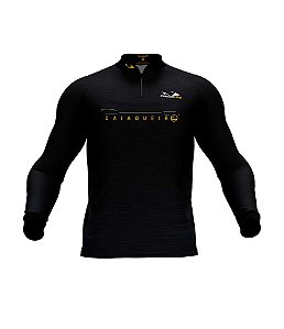 Camisa de Pesca Presa Viva Caiaqueiro - Preta