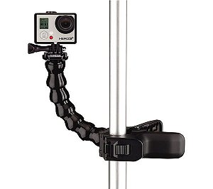 Jaws 32cm com Braço Articulado Tipo Gooseneck E Clip Para Gopro, SJCam, Sony e Similares