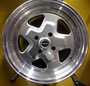 Rodas Aro 17 Weld Magno 4x100 Preta Diamant Em Promoção