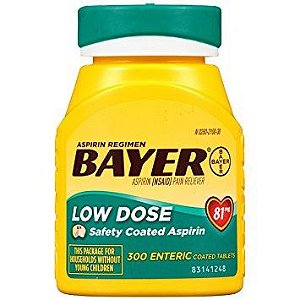 Aspirina Bayer 81 Mg 300 Tablets - Aspirin Regimen Bayer LOW DOSE