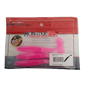 Isca Artificial Monster3x Slow Shad 12cm Pink 3p