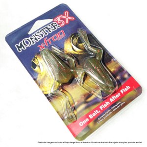 Isca Artificial Monster3x X-Frog Sapo, Forest