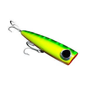 Isca Artificial Borboleta Popper Barracudinha, Cor 09 (Firetiger)
