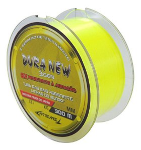Linha Monofilamento Artemis Dura New 8x Amarela 300m