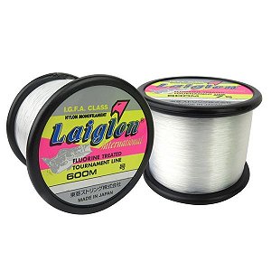 Linha Monofilamento Laiglon 0,37mm 20lbs - 600m