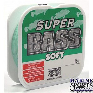 Linha Marine Sports Super Bass Soft 0,37mm 21lbs - 250m