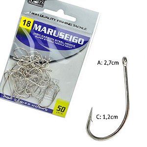 Anzol Marine Sports Maruseigo Nickel Nº18 - 50p