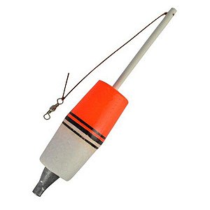 Boia de Arremesso Torpedo Barão Nº15 40g 16cm Vermelho