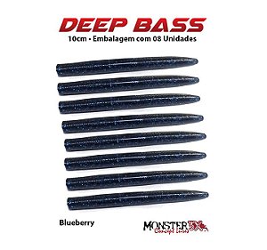 Isca Artificial Monster3x Deep Bass 10cm, Blueberry - 08p