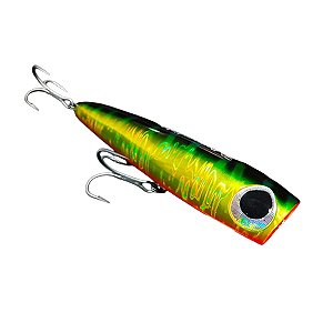 Isca Artificial Borboleta Popper Barracudinha, Cor 09H Holográfica