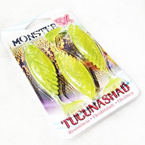 Isca Artificial Monster3x TucunaShad, Cor: 024 - Chart