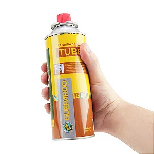 Cartucho Refil Gás TubeGás 227g Guepardo Fogareiro Maçarico