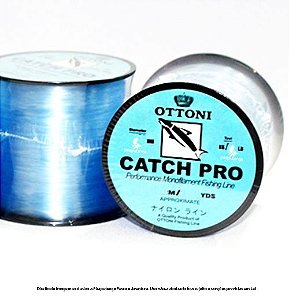 Linha Monofilamento Catch Pro 0,60mm 40lbs 165m Azul