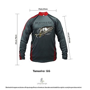 Camisa Monster3x New Fish Wide 04 (GG)