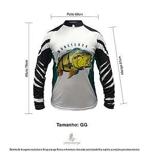 Camisa Monster3x New Fish Wide 07 (GG)