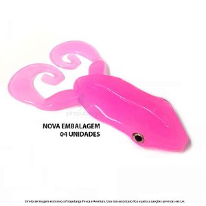 Isca Artificial Monster3x Tail Frog Sapo - Rosa