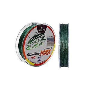 Linha Multifilamento Deyu Stamina Max 8X Super PE-100% Verde 100m (Unidade)