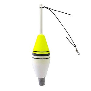 Boia de Arremesso Torpedo Barão Nº01 (30g 13cm) - Amarelo