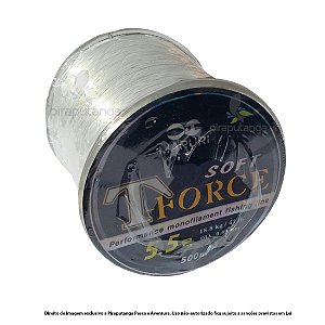 Linha Monofilamento Maruri T Force Soft 0,40mm 41lbs - 500m