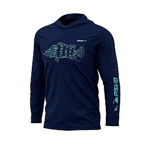 Camisa Presa Viva Poliamida 14 C/ Capuz Proteção UV50+