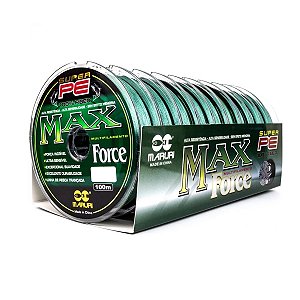 Linha Multifilamento Maruri Max Force 4x Super PE-100% Verde Caixa 1000m