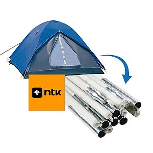 Kit Jogo de Varetas Reposição Barraca Fox NTK Nautika 2/3P 3/4P 4/5P 5/6P 6/7P 7/8P