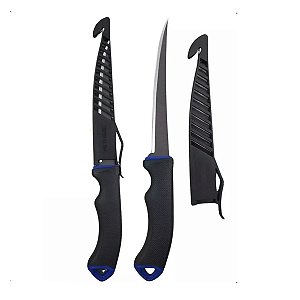Faca Filetadeira Fileteira Fillet Marine Black 6" (29cm) com Bainha