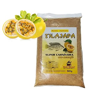Massa Japonesa Tilajapa Maracujá 500g Extra Forte Isca Pesqueiro Tilápia Pacu Carpa
