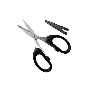 Tesoura para Linha Multifilamento (Lâmina Serrilhada) Deyu 12cm