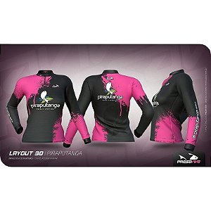 Camisa Pesca Presa Viva Piraputanga Infantil Proteção UV+