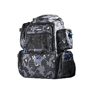 Mochila Pesca Marine 4 Estojos M-MP25 Bolsa Pesca Porta Vara Alicate Bag Apetrecho Isca Artificial