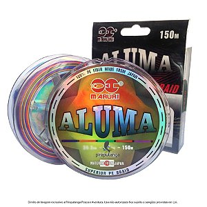 Linha Multifilamento Maruri Aluma Color 0,45mm 80lbs 150m