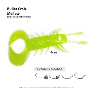 Isca Artificial Monster3x Bullet Crab 8cm Mellow 4p