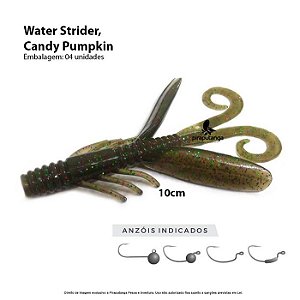 Isca Artificial Monster3x Water Strider 10cm Candy Pumpkin 4p