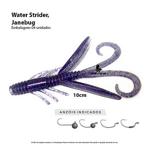 Isca Artificial Monster3x Water Strider 10cm Junebug 4p