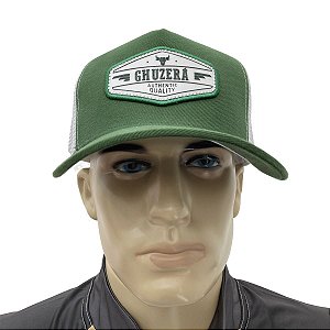 Boné Cap Trucker Ghuzerá Premium Verde