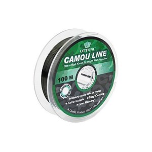 Linha Monofilamento Ottoni Camou Line 0,80mm 152,3lbs - 100m