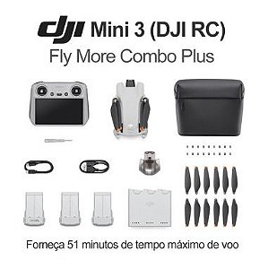 DJI Mini 3 Fly More Combo Plus (DJI RC)