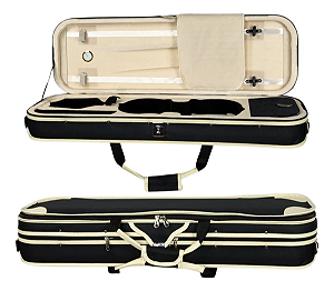 Estojo Case Retangular para Violino 4/4 Extra Luxo Térmico Resistente
