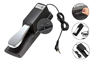 Pedal Sustain para Teclado Piano Órgão Giant Innovation