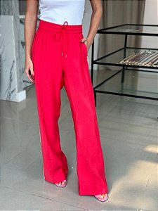 Calça Feminina Track Narcisa Vermelho