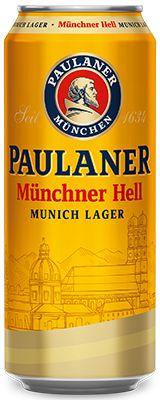 Cerveja Paulaner Münchner Hell Lata 500 ml