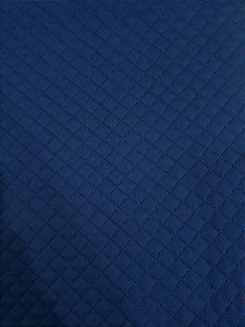 TECIDO MATELASSADO SARJA AZUL MARINHO MINI RETO COM LINHA AZUL- PREÇO DE 0,50 X 1,50